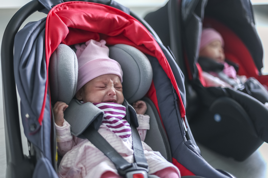 Vožnja u automobilu bebi može pomoći ublažiti bolove.